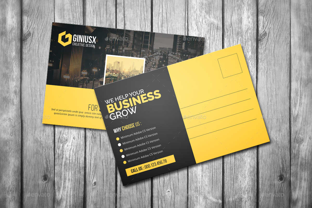 Business Post Card, Print Templates GraphicRiver